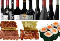 Catas Domicilio Vino + Sushi + Ibéricos